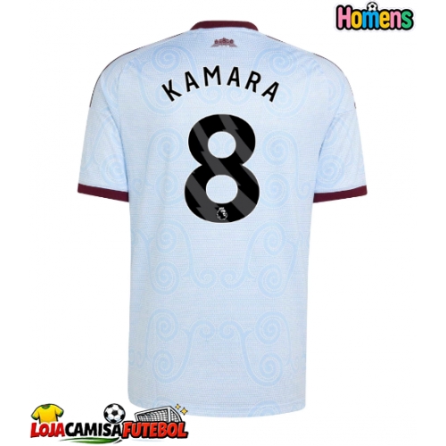 Camisa de Futebol Aston Villa Boubacar Kamara #8 Equipamento Alternativo 2026-27 Manga Curta